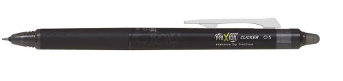 Pióro kulkowe automatyczne Pilot Frixion Point Clicker 0,5 mm wymazywalne, czarne