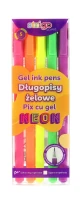 Długopis żelowy Strigo 0,8 mm 5 kolorów, neon