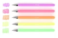 Długopis żelowy Strigo 0,8 mm 5 kolorów, pastel