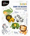 Gumka ołowkowa Kidea Safari 3 sztuki