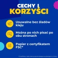 Zakładki indeksujące Avery, 25,4x38mm, PP, neon, 40 sztuk