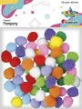 Pompony pastelowe Titanum Craft-Fun 20 mm, mix 60 sztuk
