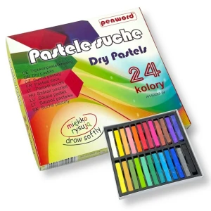 Kredki  pastele suche Penword, 24 kolory