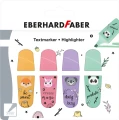 Zakreślacze Eberhard Faber mini Zwierzątka pastelowe, 4 kolory