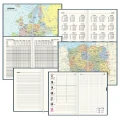 Kalendarz książkowy Agenda Notami  A-5 tygodniowy, czarny