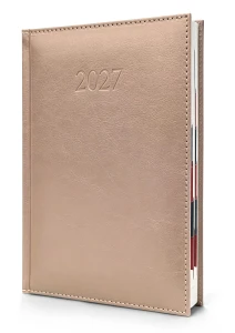 Kalendarz książkowy Agenda Notami  A-5 dzienny, różowy