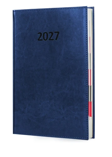 Kalendarz książkowy Agenda Notami  A-4 tygodniowy, granatowy