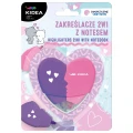 Zakreślacz Kidea Serce 2w1 z notesem i karteczkami samoprzylepnymi