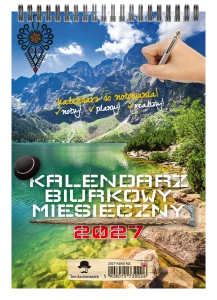 Kalendarz biurkowy pionowy miesięczny, Pan Kalendarzyk 