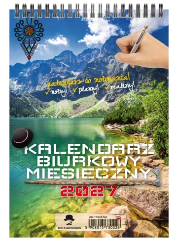 Kalendarz biurkowy pionowy miesięczny, Pan Kalendarzyk 