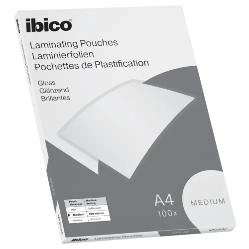 Folia do laminowania Ibico A-4, 100μm, 100 sztuk 
