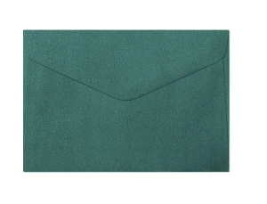 Koperta ozdobna C-6 Pearl zielony 150 g, 10 sztuk 