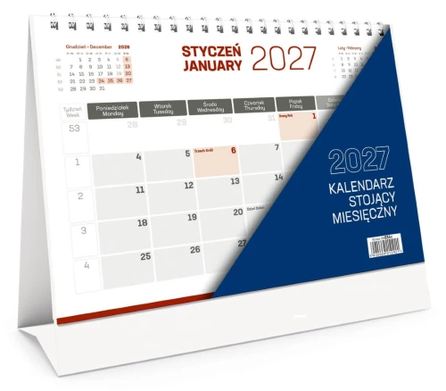 Kalendarz biurkowy poziomy KB034B, Wydawnictwo Wokół Nas 