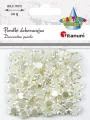Koraliki perełki Titanum Craft-Fun różyczki białe, 12 mm 