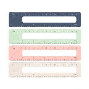 Linijka plastikowa Milan seria 1819, 15 cm