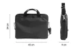 Torba na laptopa Milan Shadow 17", czarna