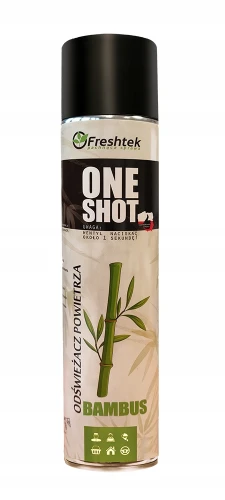 Freshtek ONE SHOT Bambus– odświeżacz powietrza 600 ml 