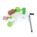 Modele 3D figur geometrycznych Kidea, 8 sztuk