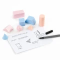 Modele 3D figur geometrycznych Kidea pastelowe, 8 sztuk 
