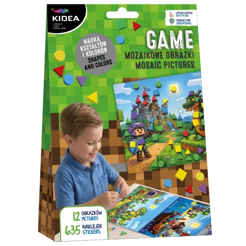 Mozaikowe obrazki Kidea Kolory i Kształty, Game 