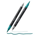 Markery brush dwustronne Kidea, 32 kolory 