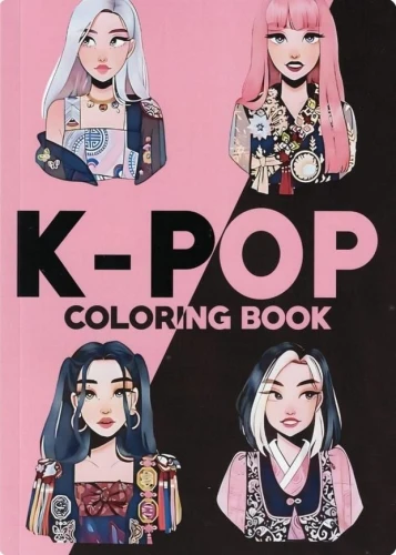 Kolorowanki A-5 K-Pop 