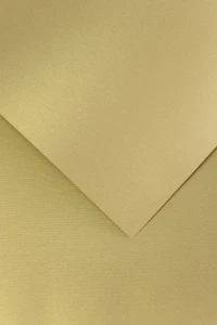 Papier wizytówkowy Iceland A-4 Galeria Papieru, 20 arkuszy, złoty 