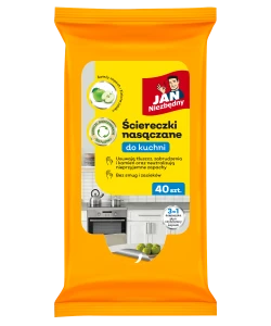  Ściereczki nasączane Jan Niezbędny do kuchni, 40 sztuk 