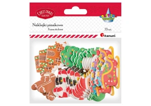 Naklejki piankowe świąteczne Titanum Craft-Fun, 35 sztuk