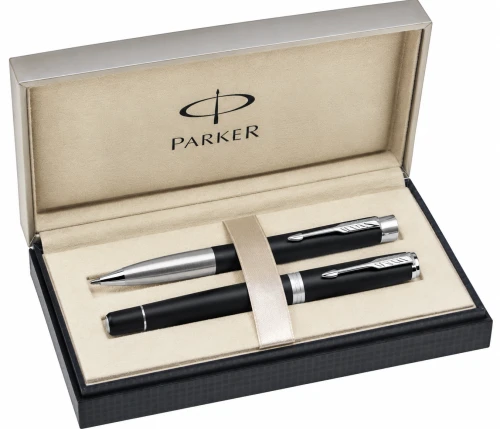 Zestaw Parker Urban Muted Black CT pióro i długopis 