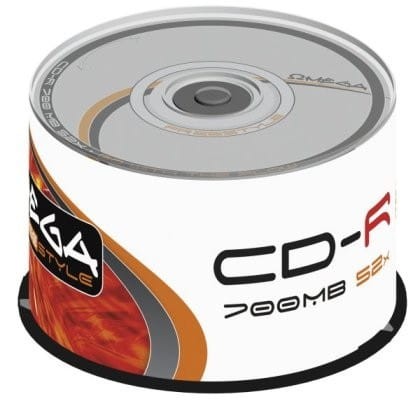 Płyta CD-R Omega, 52x 700MB, 50 sztuk