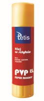 Klej biurowy Tetis PVP, w sztyfcie, 15g