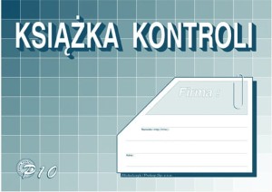 Książka kontroli  /P10