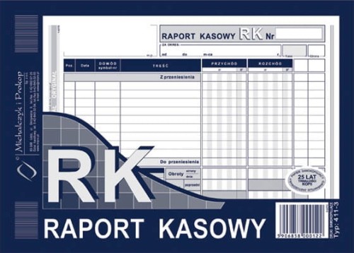 Raport kasowy /411-3