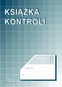 Książka kontroli  /P11U