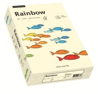 Papier ksero kolorowy Rainbow A-4 80g/m², 500 arkuszy, kość słoniowa (R03)
