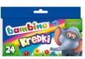 Kredki świecowe Bambino 24 kolory