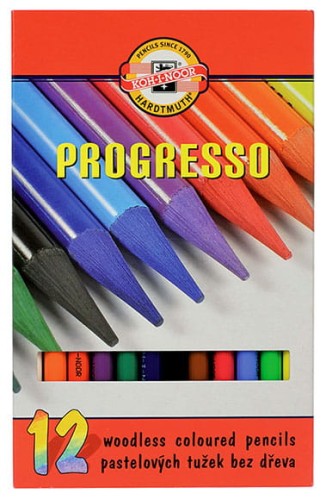 Kredki ołówkowe Progresso Koh-I-Noor 12 kolorów