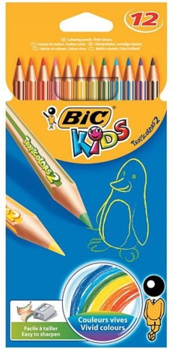 Kredki BIC Tropicolors 12 kolorów