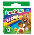 Kredki świecowe Bambino 12 kolorów