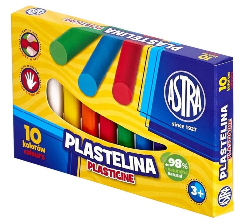 Plastelina Astra 10 kolorów