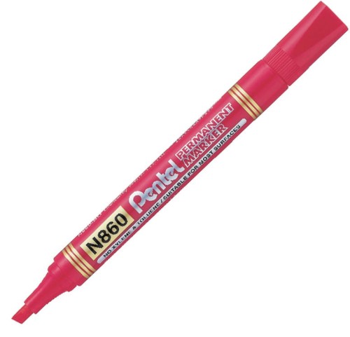 Marker permanentny Pentel N860, czerwony