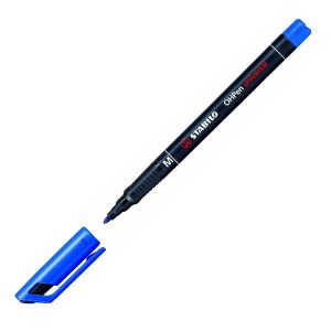 Foliopis Stabilo OHPen, M, niebieski