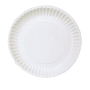 Talerz papierowy, średnica 18 cm, 100 sztuk