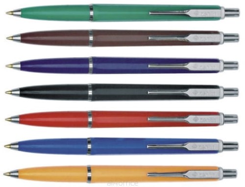 Długopis automatyczny Zenith 7 nikiel, niebieski