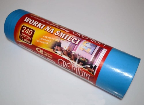 Worki na śmieci 240l/10 sztuk Gremium