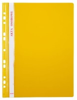 Skoroszyt plastikowy na akta osobowe Biurfol A-4, żółty