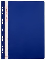 Skoroszyt plastikowy na akta osobowe Biurfol A-4, granatowy