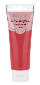 Farba akrylowa dpCraft, ciemnoczerwona, 120ml