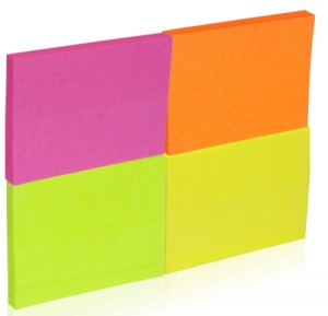 Notes samoprzylepny Donau , 38x51mm, neon 4x50 kartek